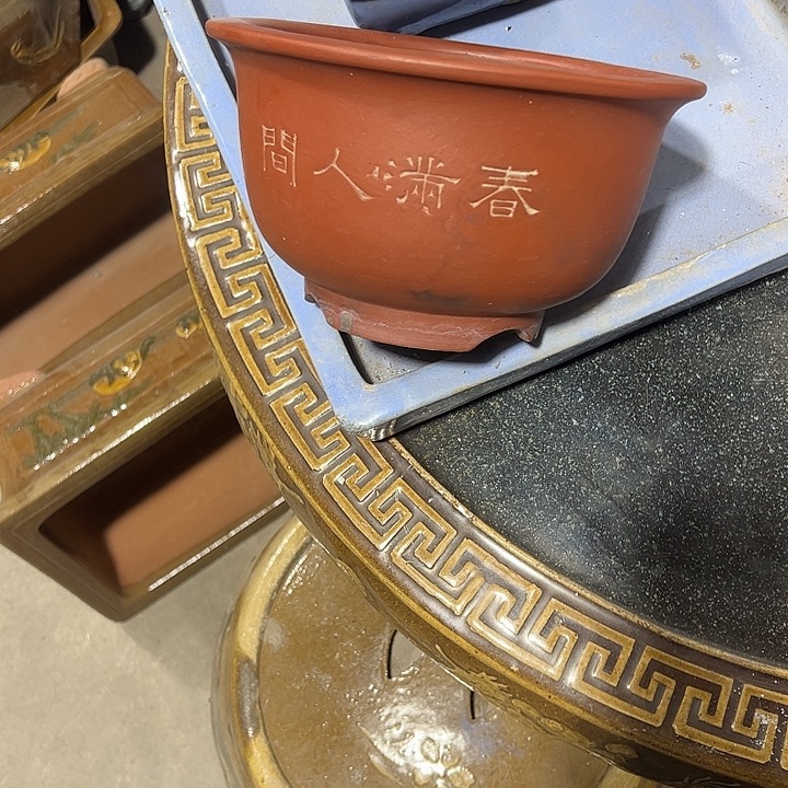 花***馆陶瓷材料，品相完好