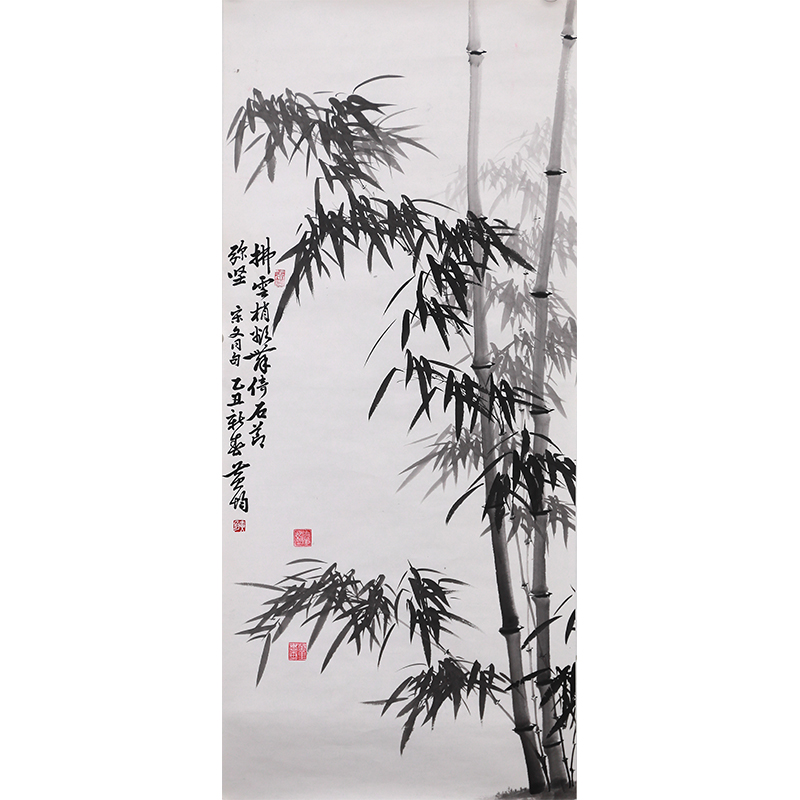 黄均-墨竹-138x58cm