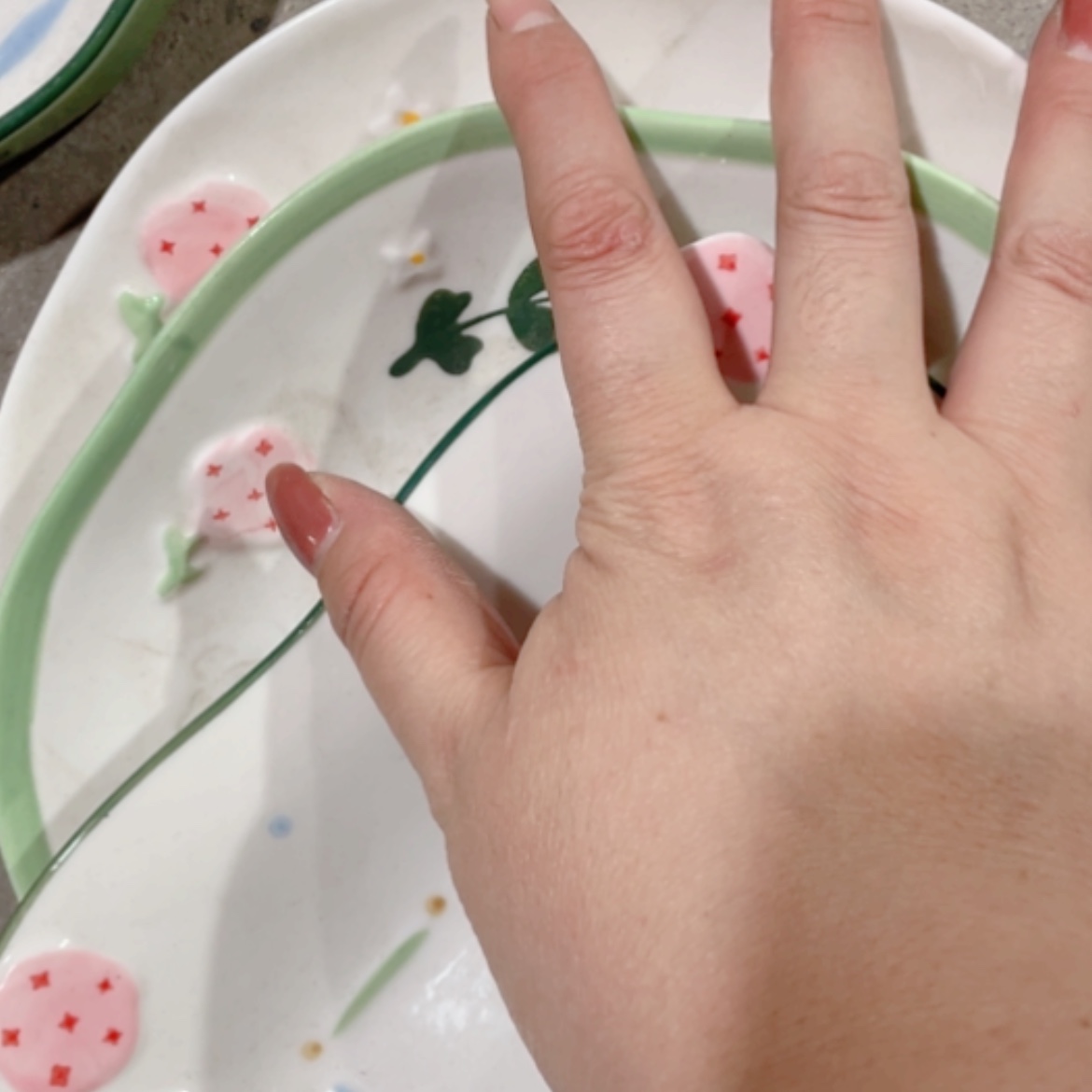 【闪购商品】陶瓷杯碟盘碗瑕疵完美主义的鱼拍3………………