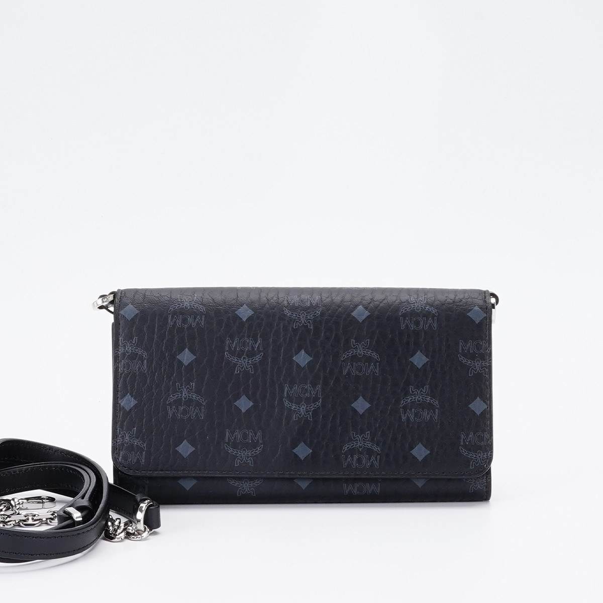 95新 MCM 【MCM专属12】链条包woc新款黑色/BG22014098