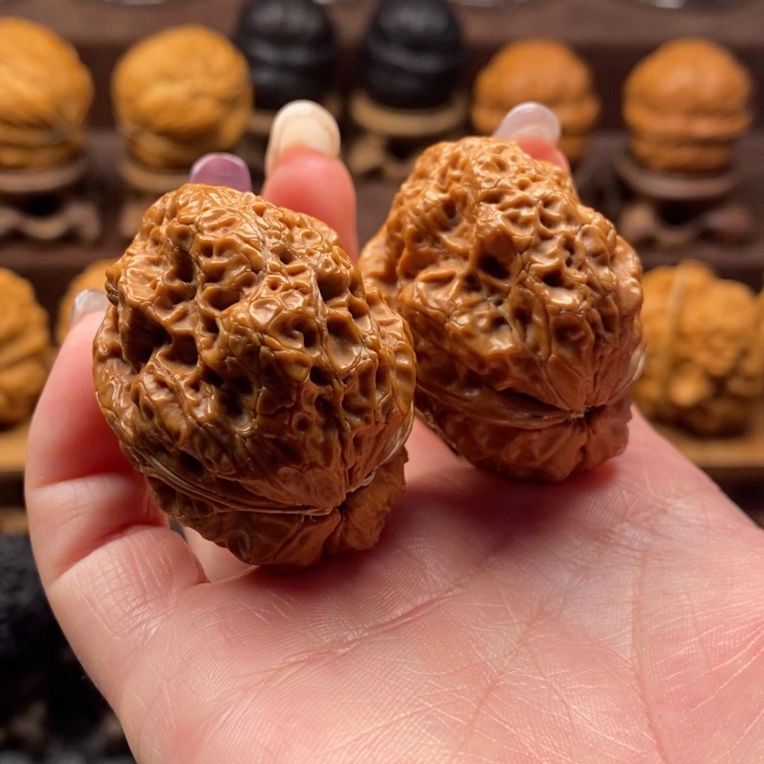 把件文玩核桃40蝴蝶蟾