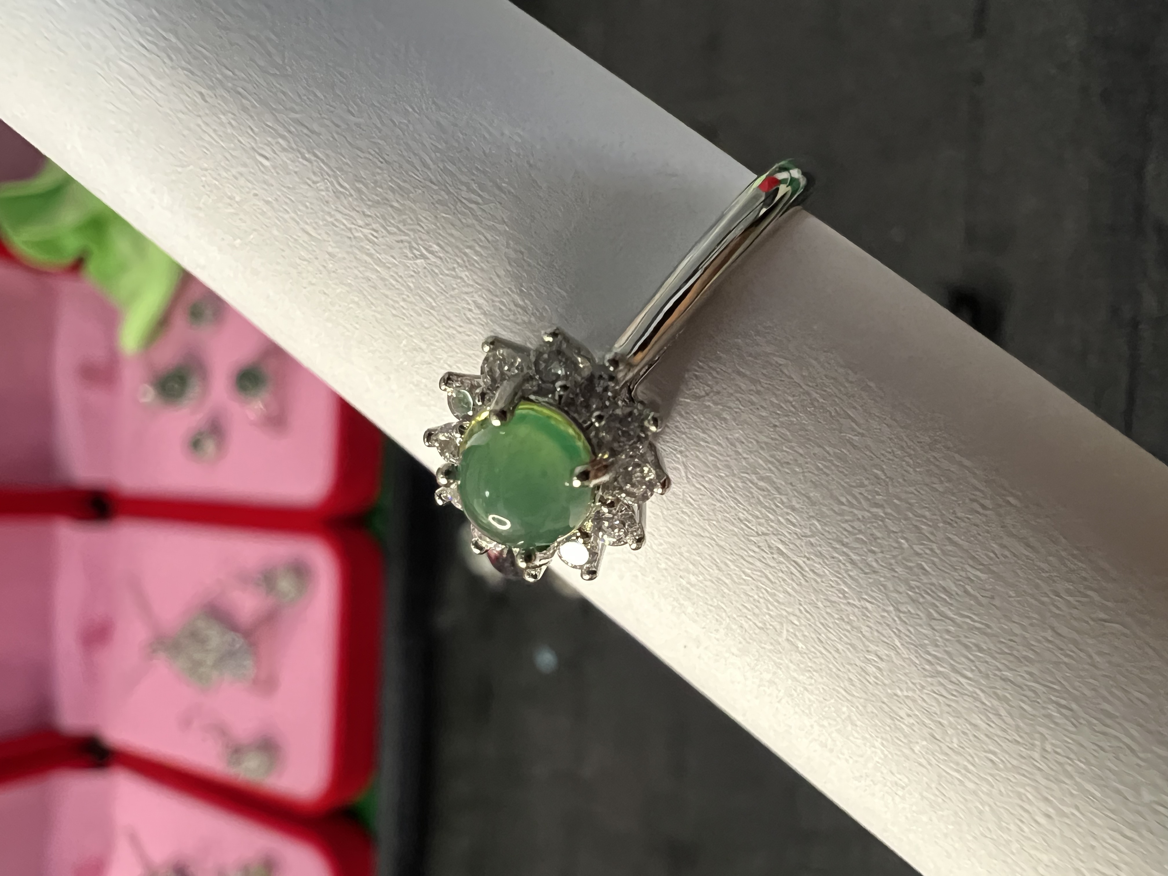 翡翠A货气质戒面