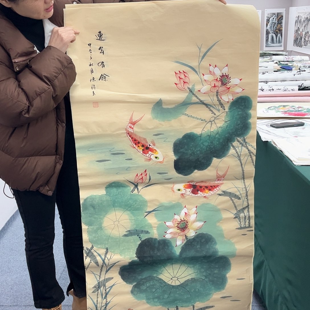 国画宣纸国画纯手绘作品