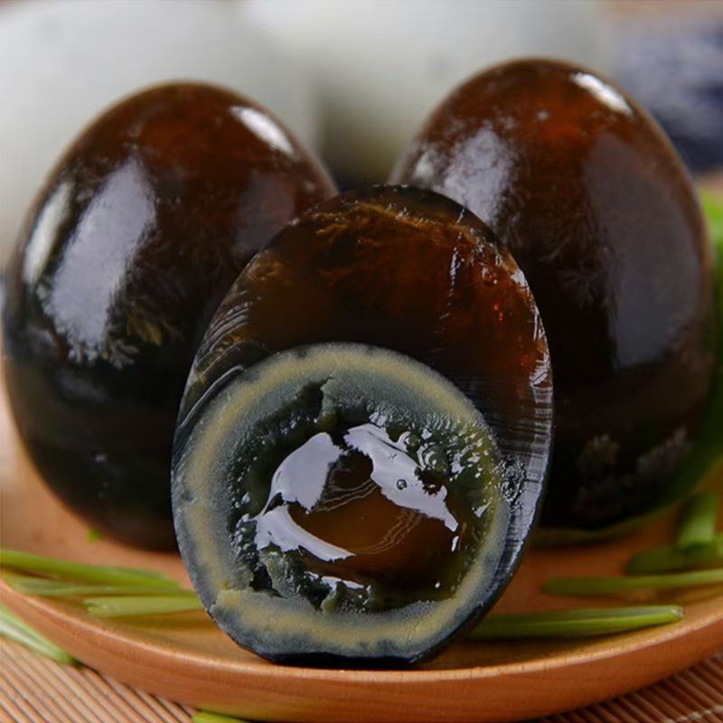 【买十个送十个】松花皮蛋鸭蛋皮蛋无铅工艺农家散养麻鸭蛋