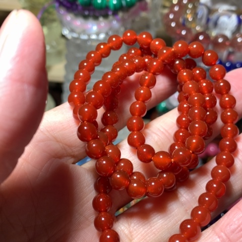 玛瑙/玉髓手链未镶嵌6mm手串