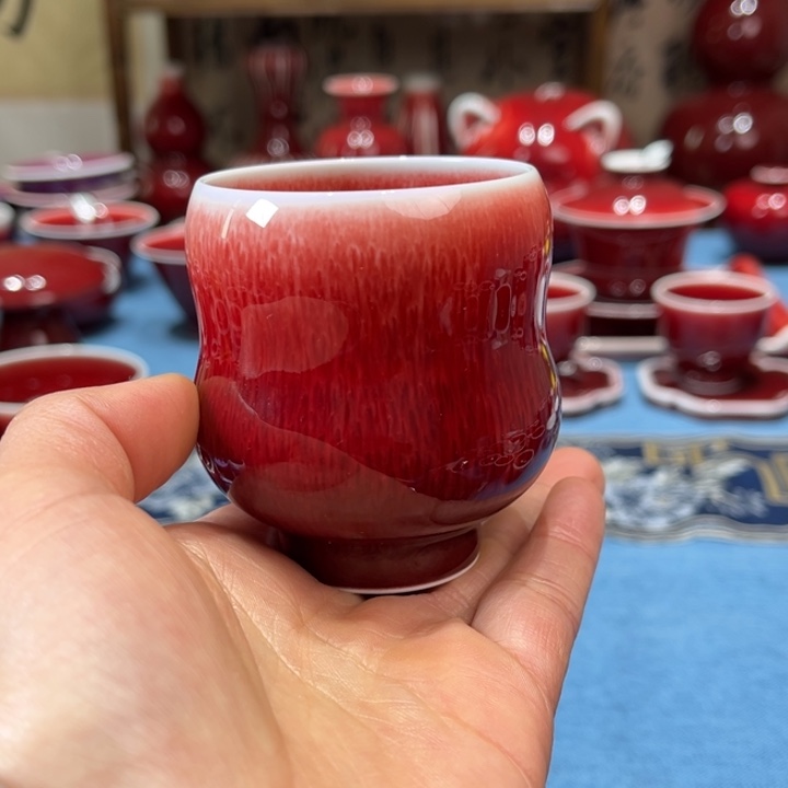 景德镇陶瓷花生杯