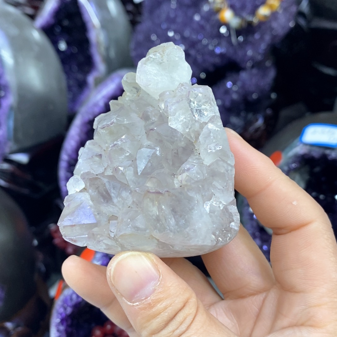 紫晶摆件未镶嵌莹