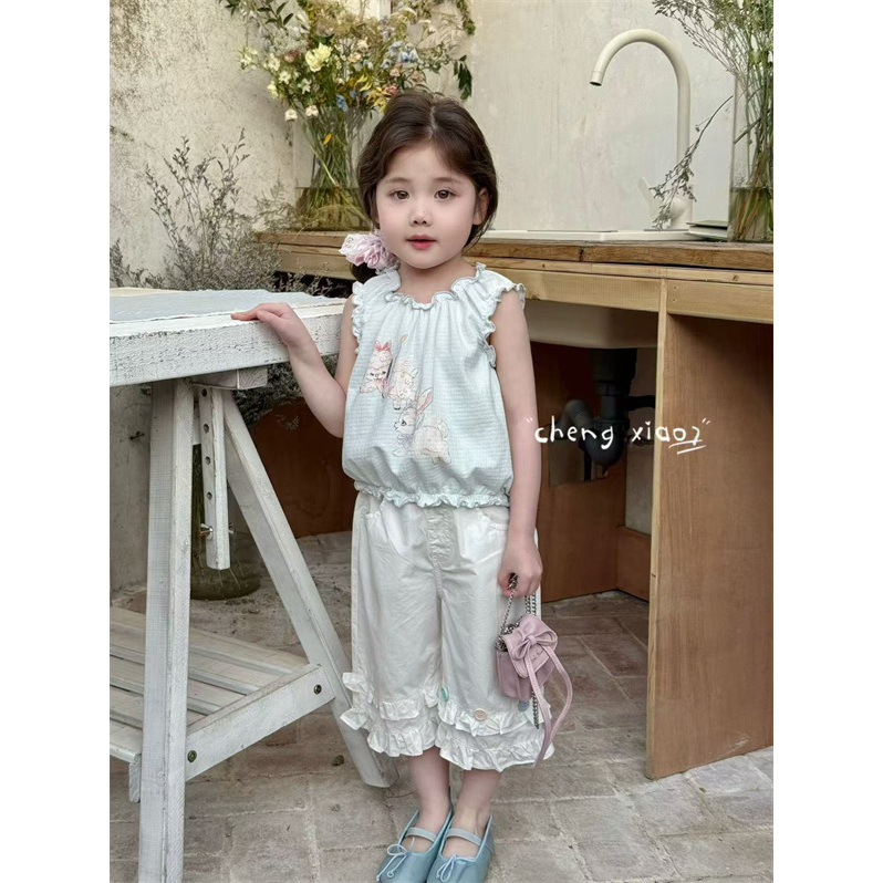 橙小7·25夏~花边休闲裤XQ5399