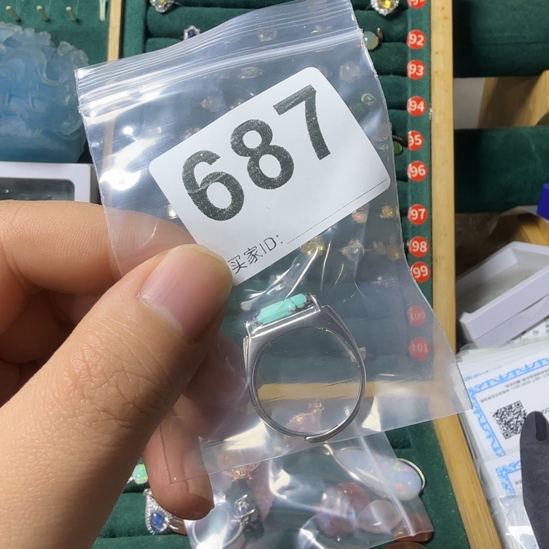 *****拉长石戒指银S925镶嵌