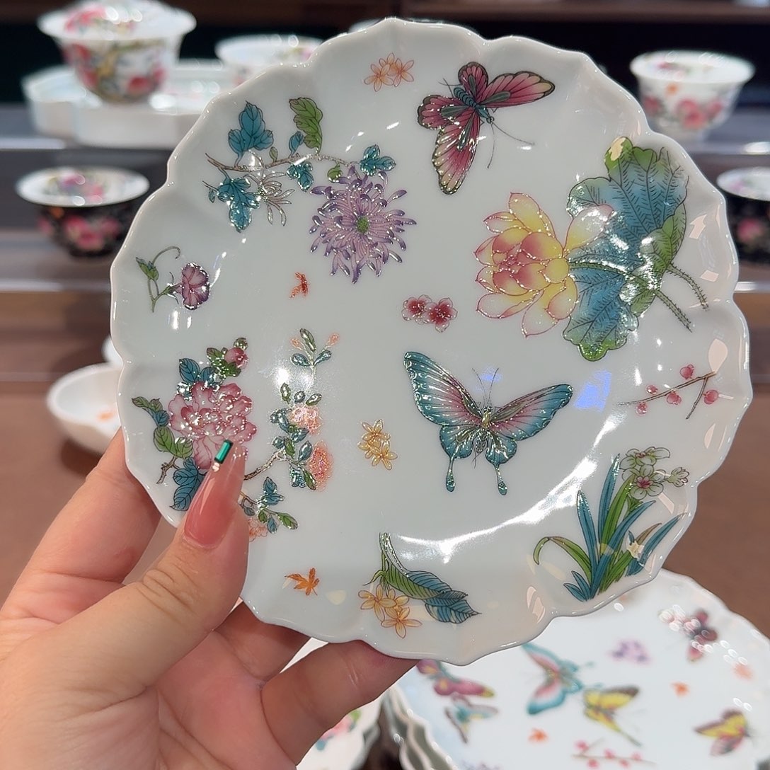 珐琅彩主人杯茶具套装