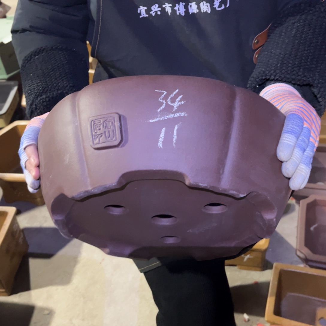 紫砂花盆盆景艺术