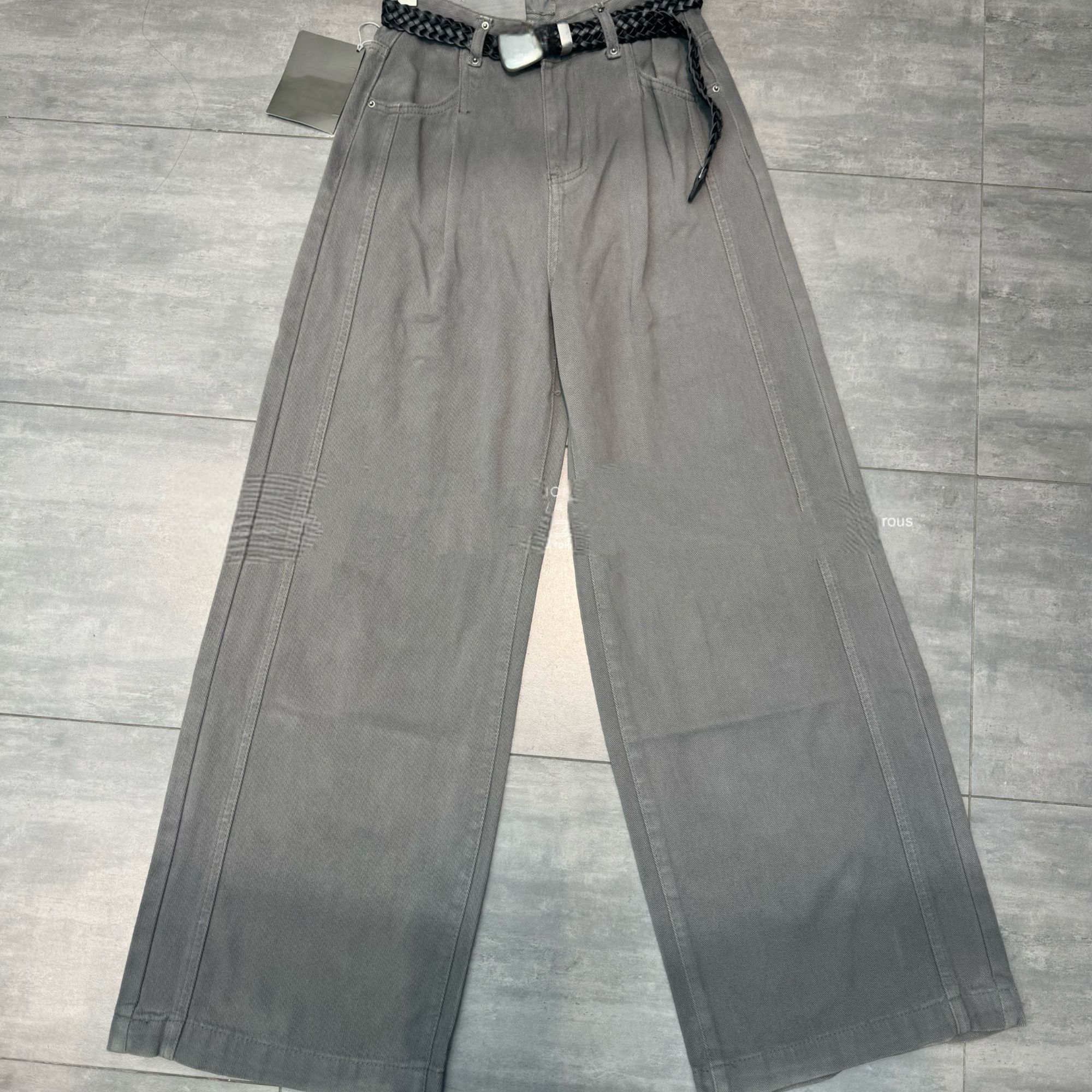 【b49】牛仔裤灰色