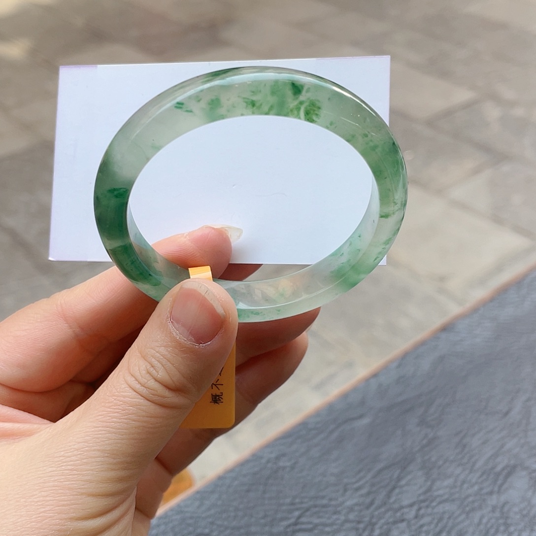 石英质玉手镯未镶嵌55.5