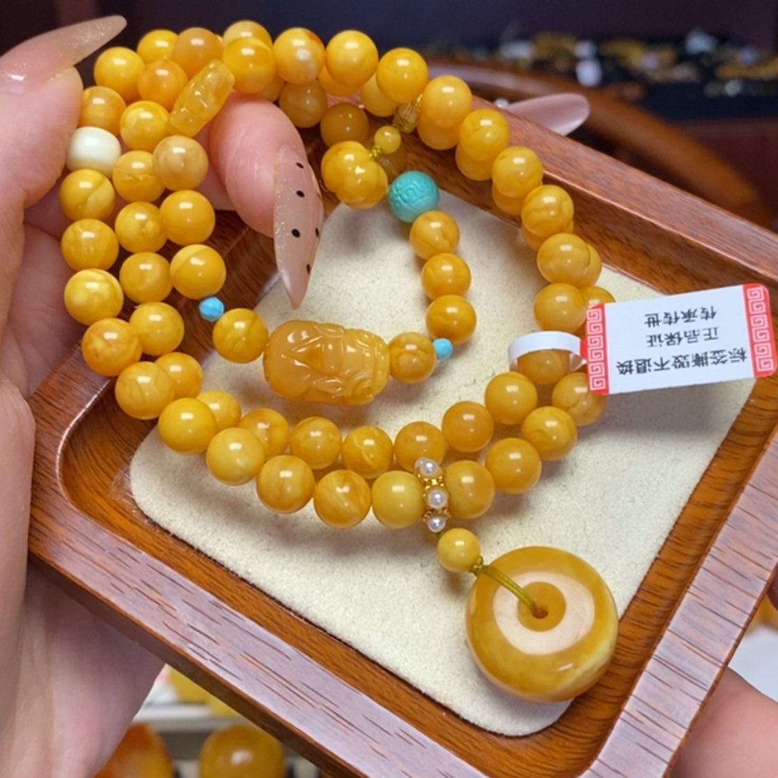 【闪购商品】蜜蜡手链未镶嵌手串