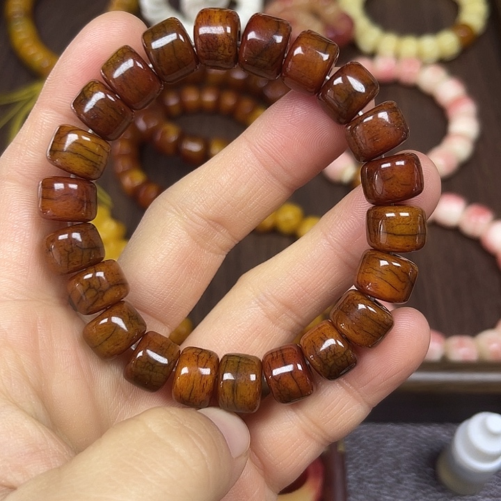 驼骨手串/手链牦牛骨12老料