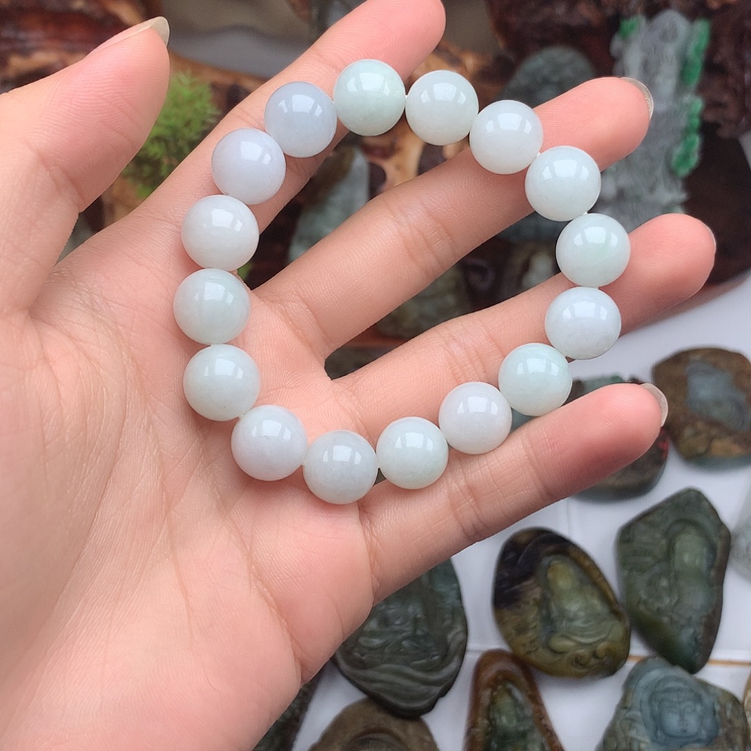 翡翠未镶嵌颈饰011