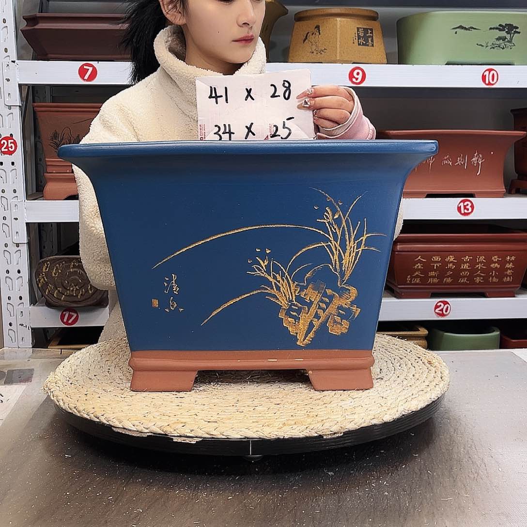 紫砂花盆紫砂花盆