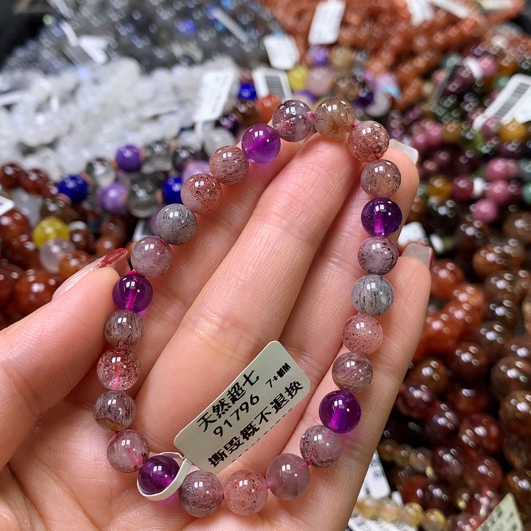 水晶手链未镶嵌，