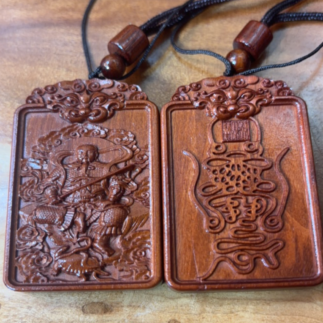 百年雷击枣木真武大帝摆