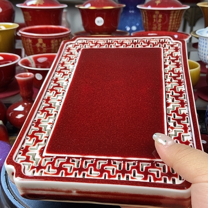 陶瓷7****q景德镇名陶坊原矿郎红