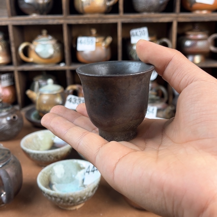 杯柴烧茶器主人杯