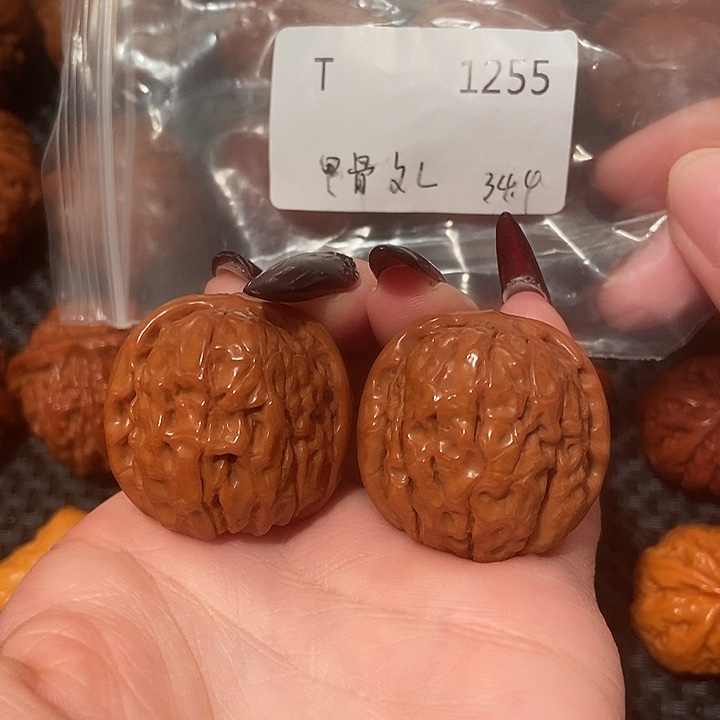 文玩核桃吊坠甲骨文34