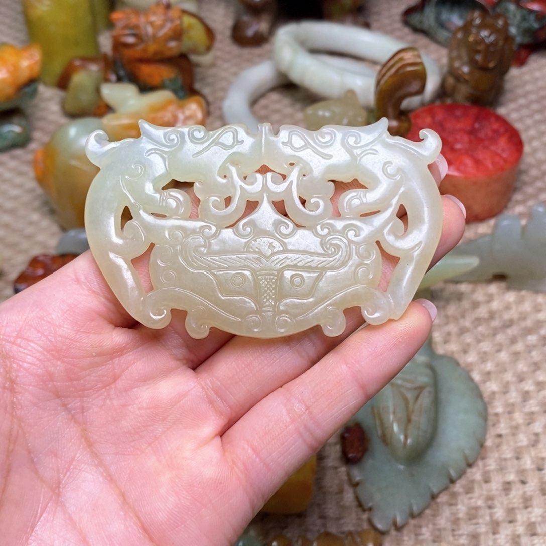 白玉菩提吊坠白玉菩提白玉菩提摆件