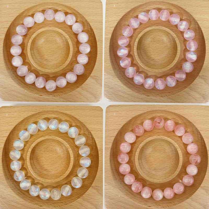 女生光变郁金香彩虹糖手串手工DIY【散珠】多样性其一简约百搭款