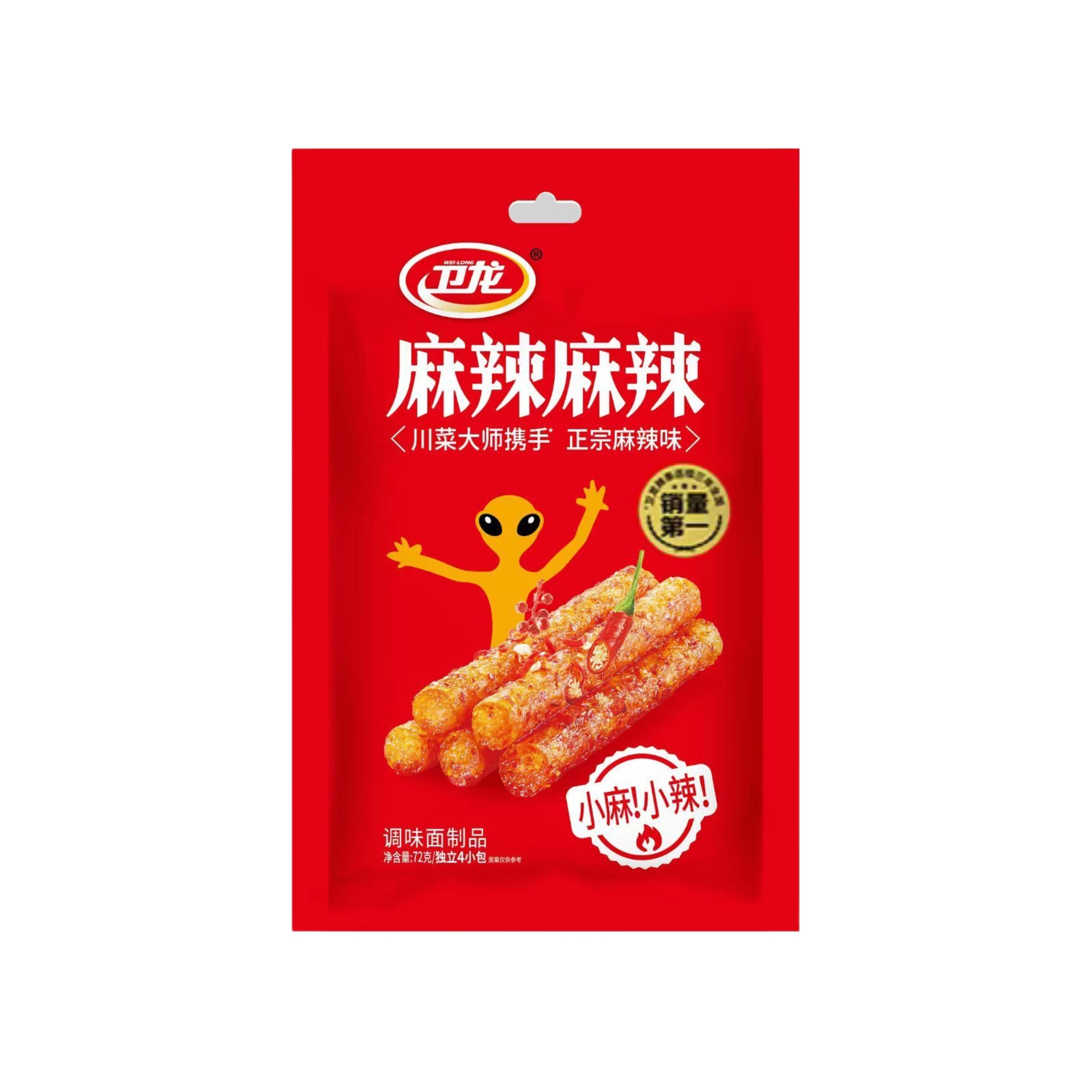 卫龙麻辣麻辣小麻小辣 72g*5袋