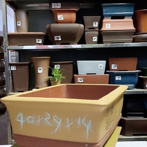 红陶宜兴紫砂花盆