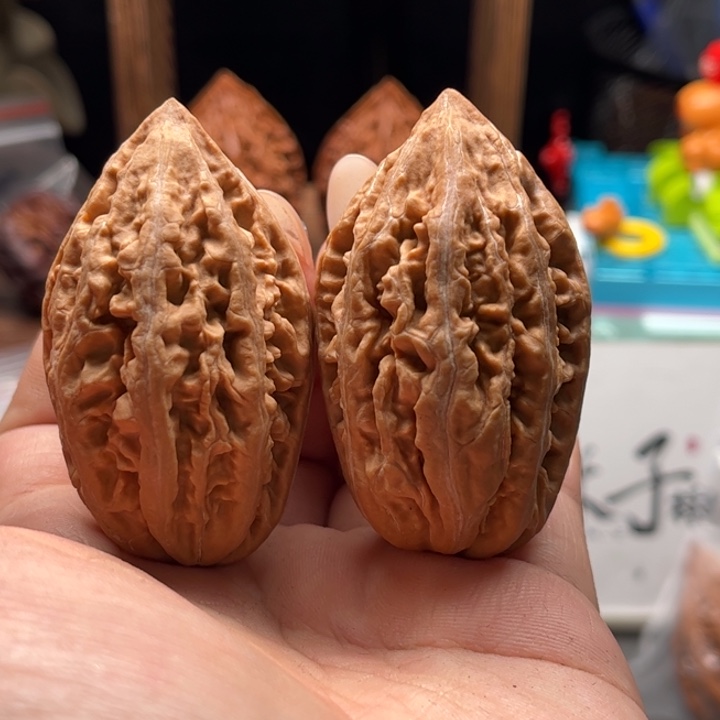 文玩核桃把件关东木子家楸大胖47