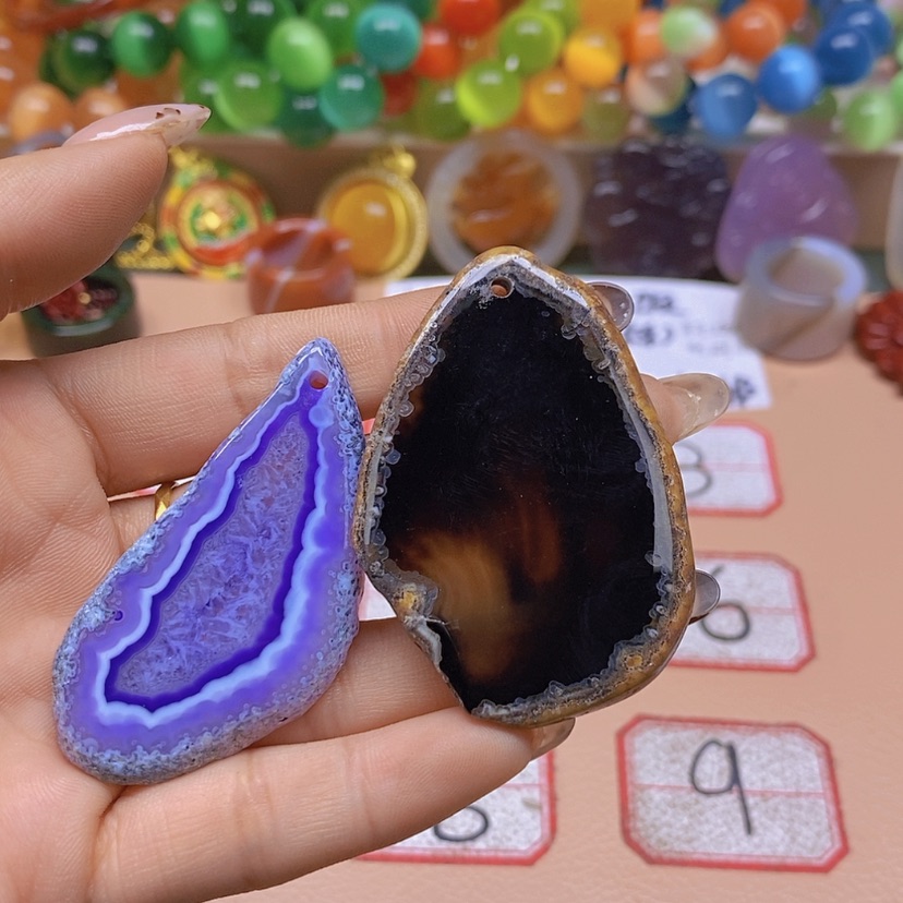 【闪购商品】玛瑙/玉髓颈饰未镶嵌壮**云