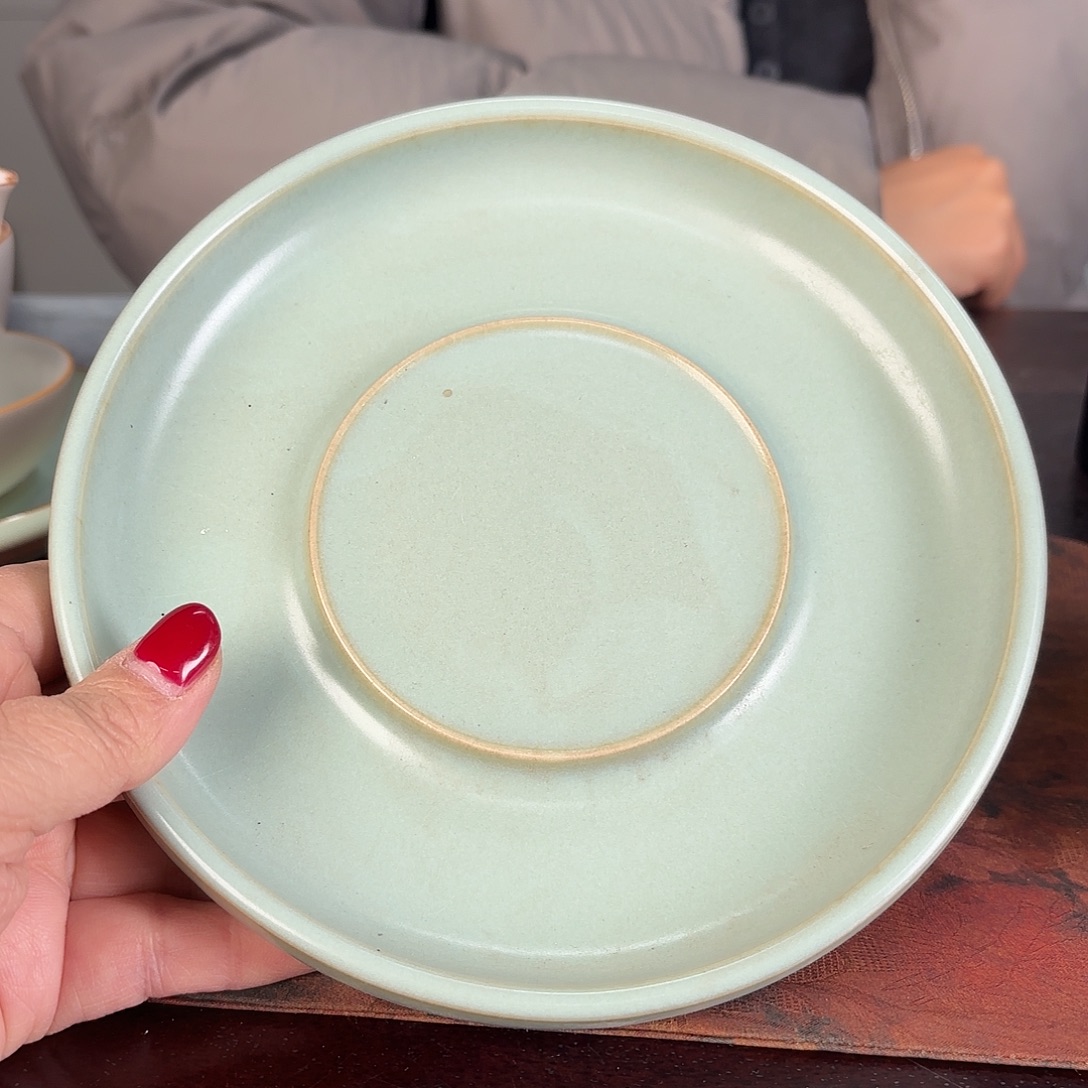 龙泉云间青瓷小米茶器