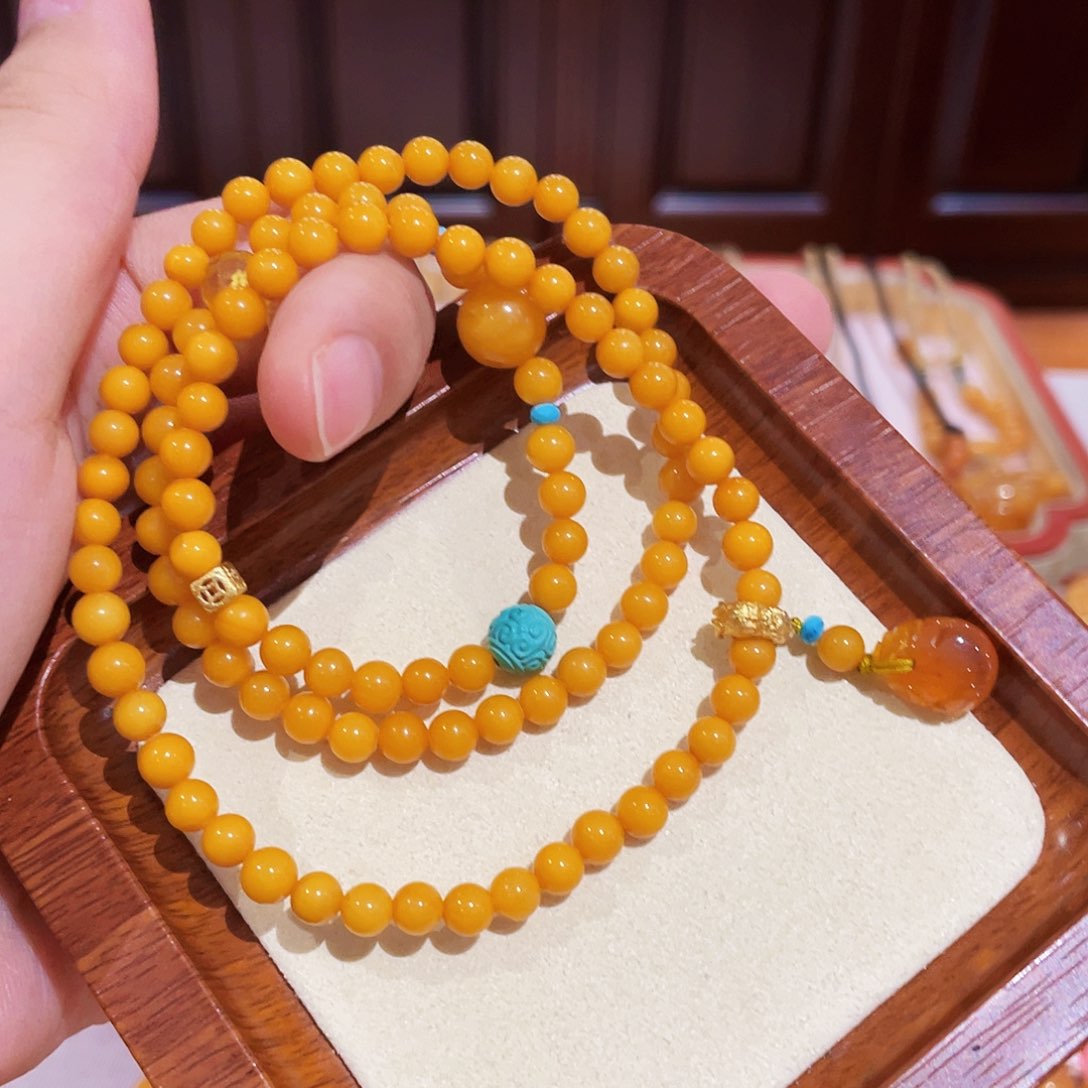 蜜蜡手链未镶嵌手串