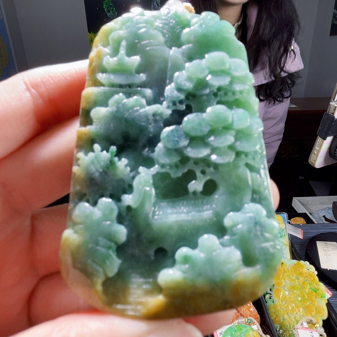 颈饰未镶嵌翡翠翡翠