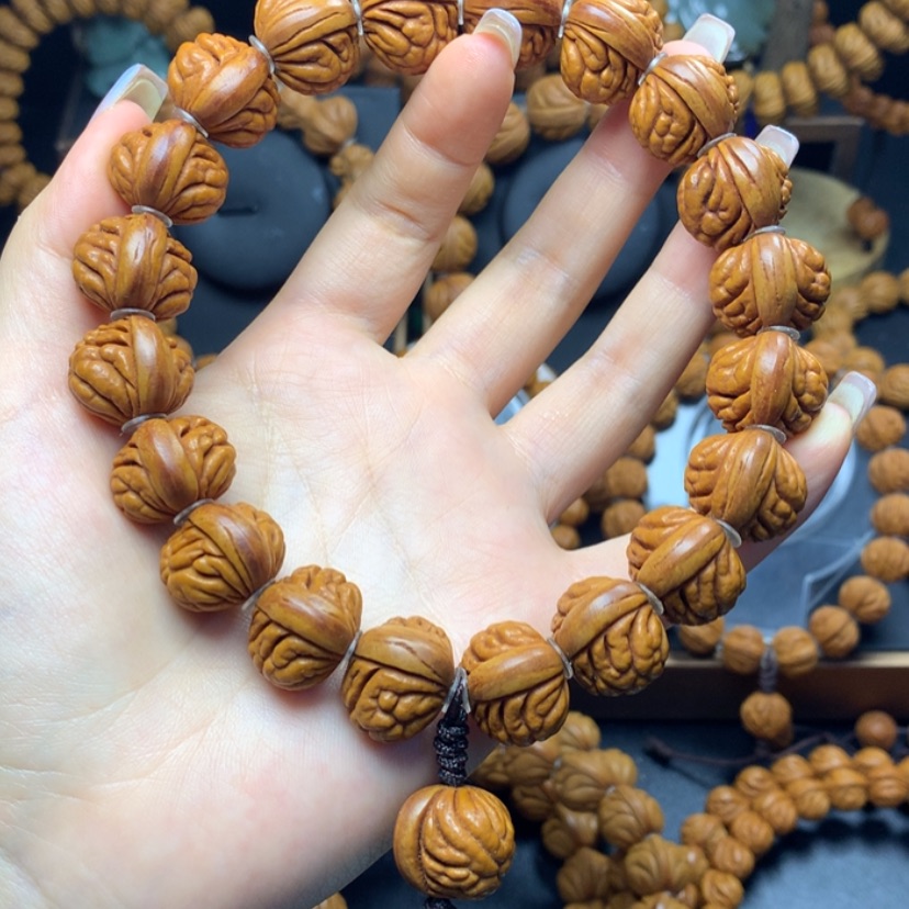 【闪购商品】桃核手串荔枝18手串