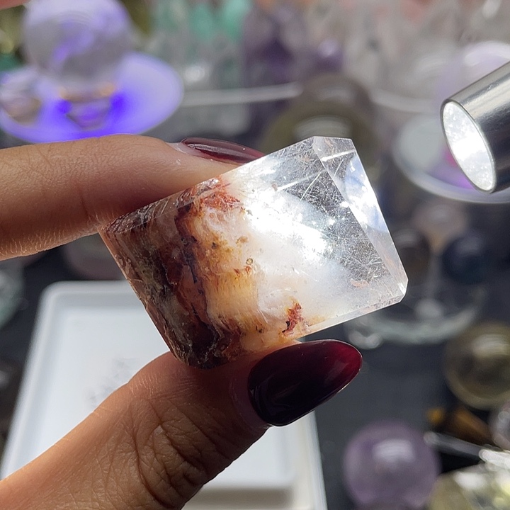 未镶嵌珠宝半成品水晶26带发幽灵随行