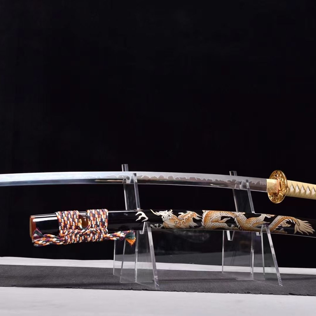 手工莳绘日式三色研武士刀影视用品未开刃