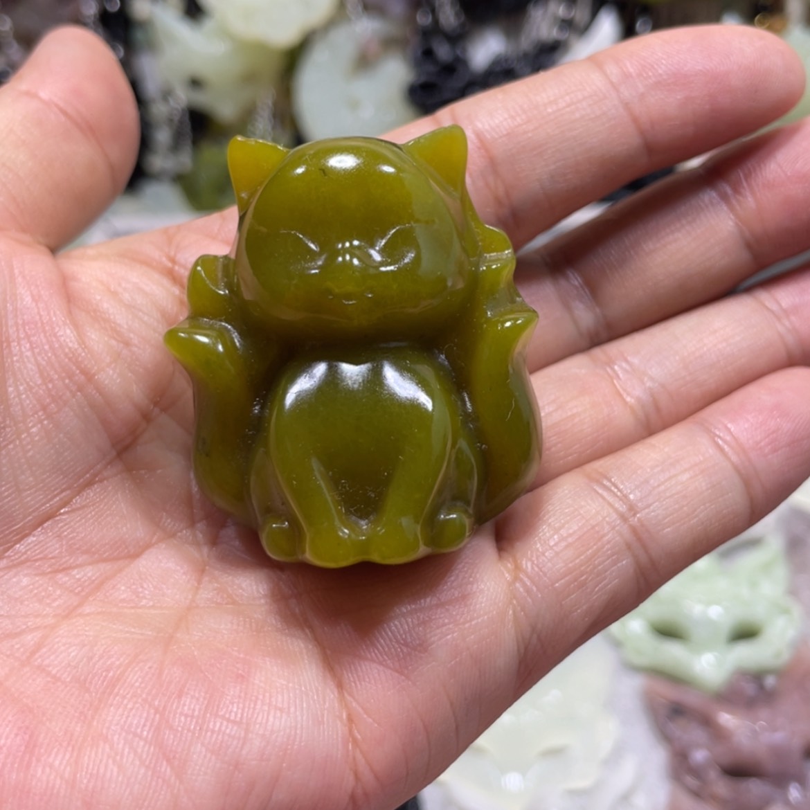 【闪购商品】岫玉颈饰未镶嵌39手把