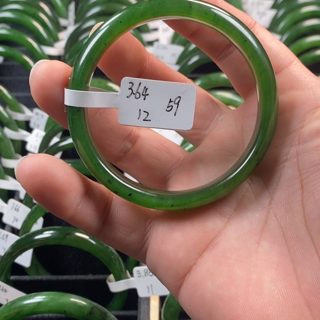 和田玉（碧玉）未镶嵌手镯59