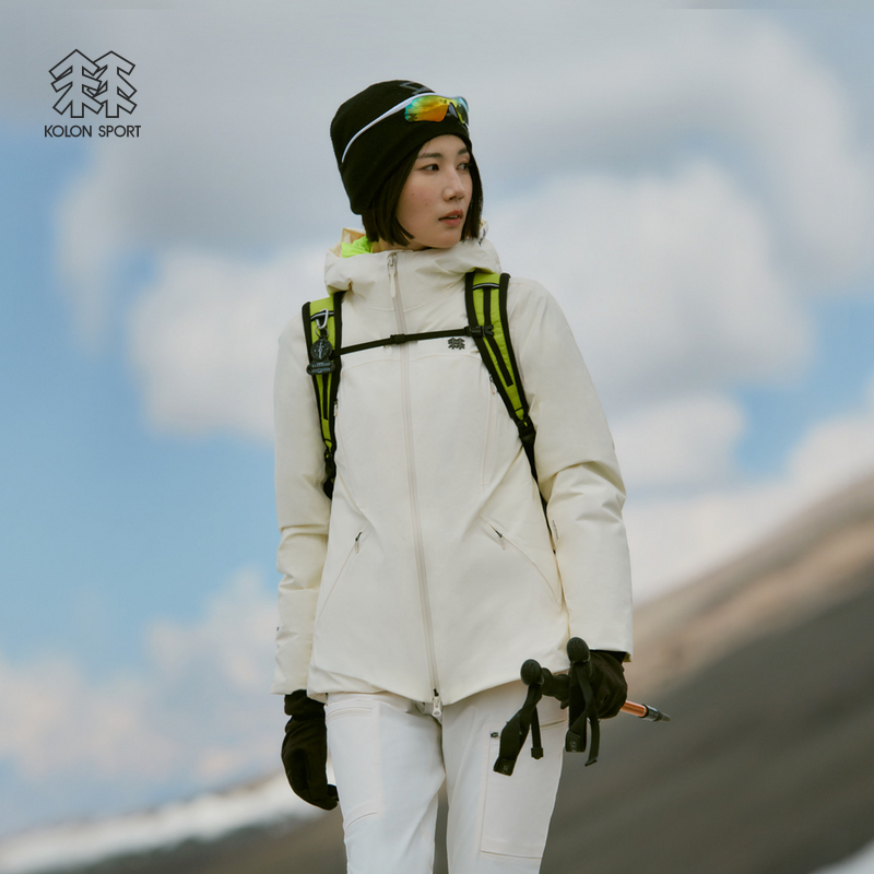 KOLON SPORT可隆羽绒衣女士防风透湿GTX ROCK DOWN防水冲锋衣2级