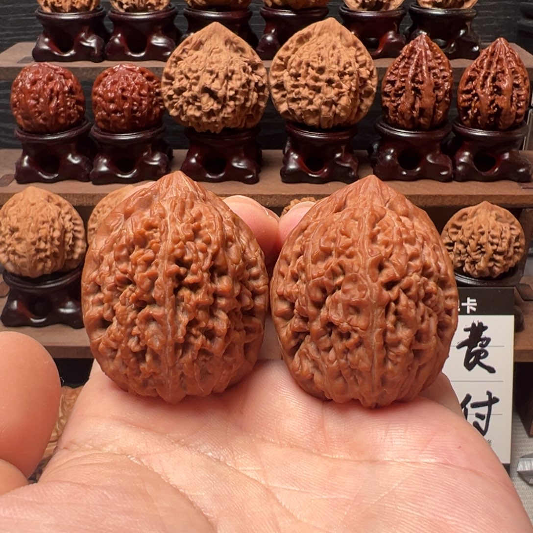文玩核桃把件37大蒜头