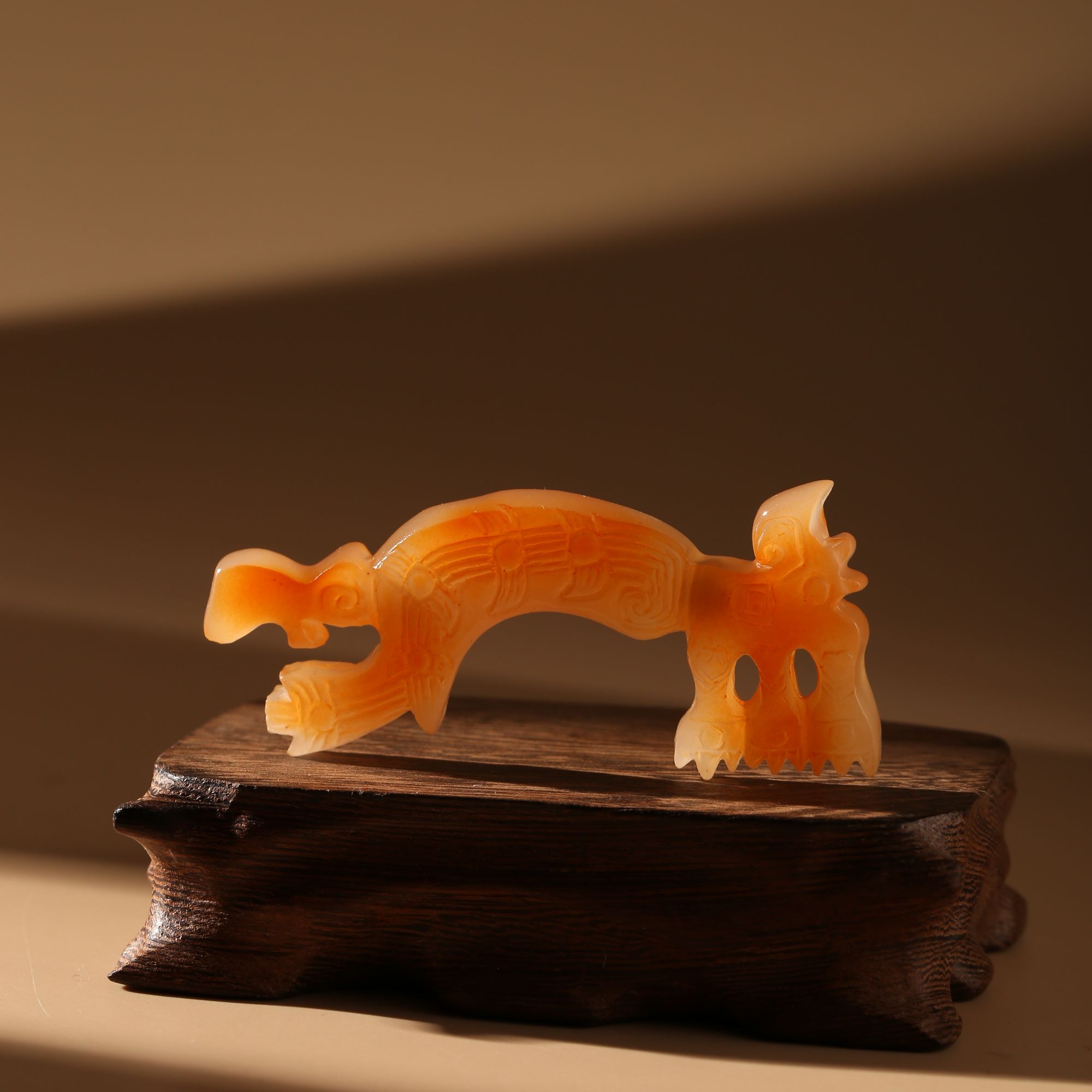 何以华夏虢国博物馆文创玉凤冰箱贴凤凰磁吸树脂仿真玉器精致装饰