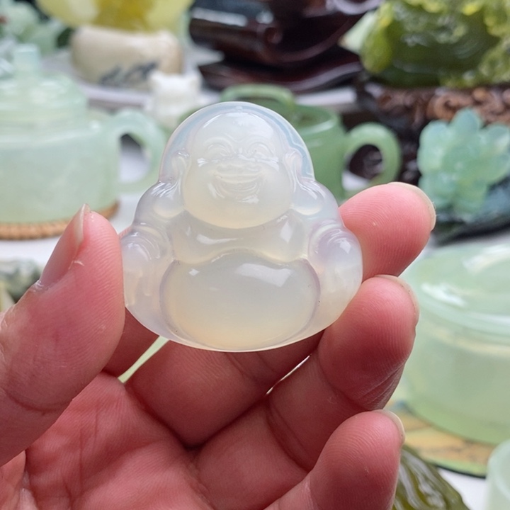 岫玉四大名玉挂件未镶嵌