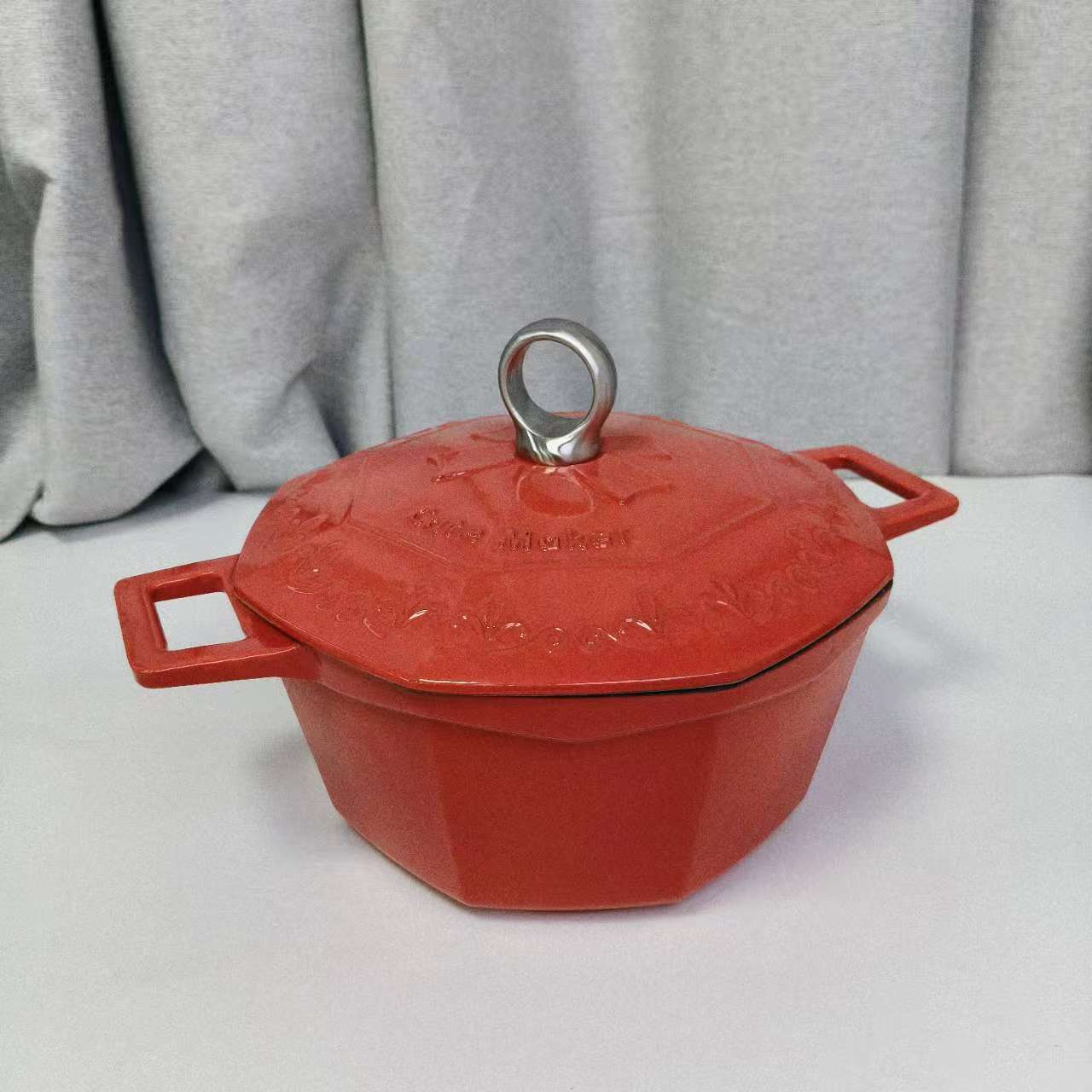 66075 珐琅系列八角丝带珐琅锅（22cm）