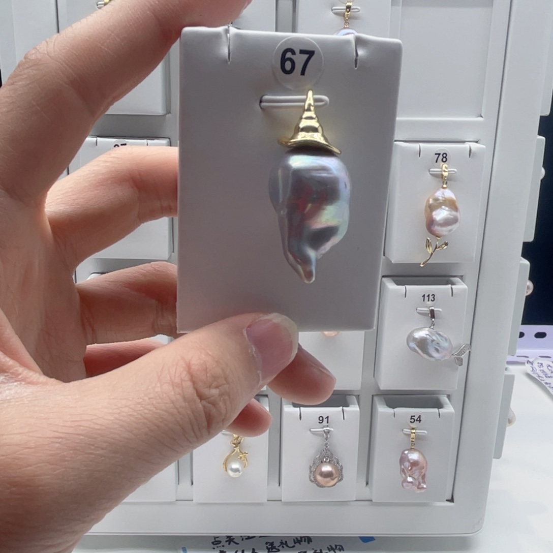 合金颈饰淡水珍珠