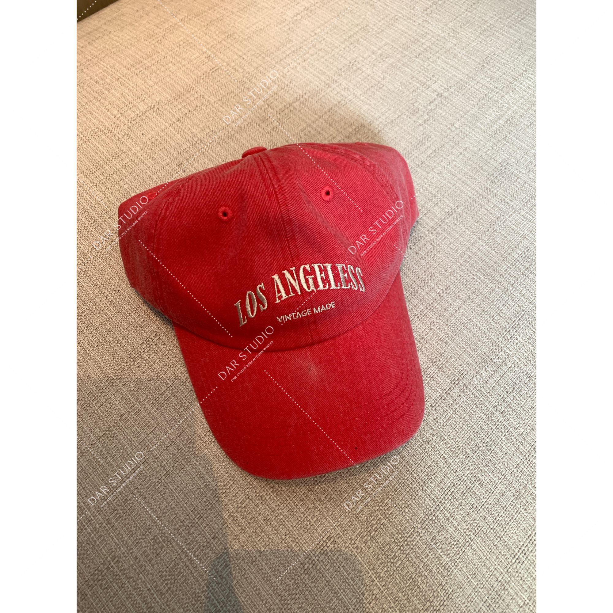 DAR STUDIO 【字母棒球帽】新款夏季字母可调节棒球帽1905