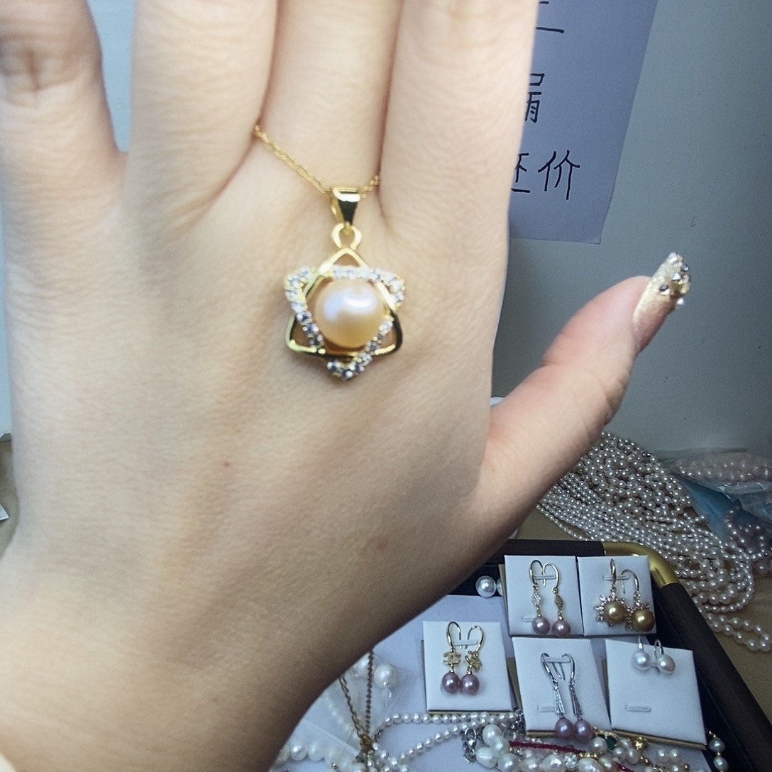 吊坠(赠链)合金淡水珍珠
