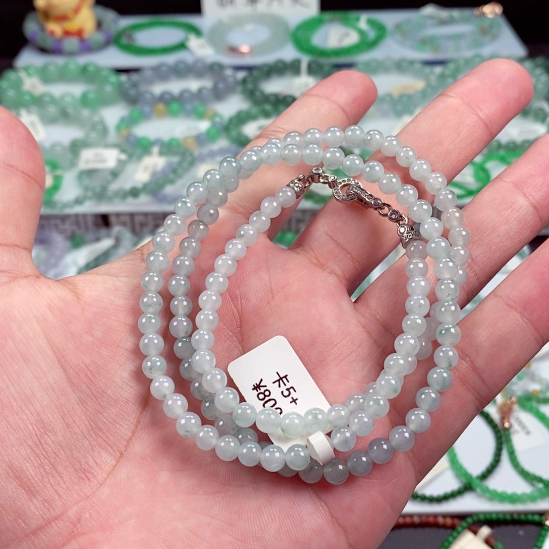 未镶嵌手链翡翠卡5+