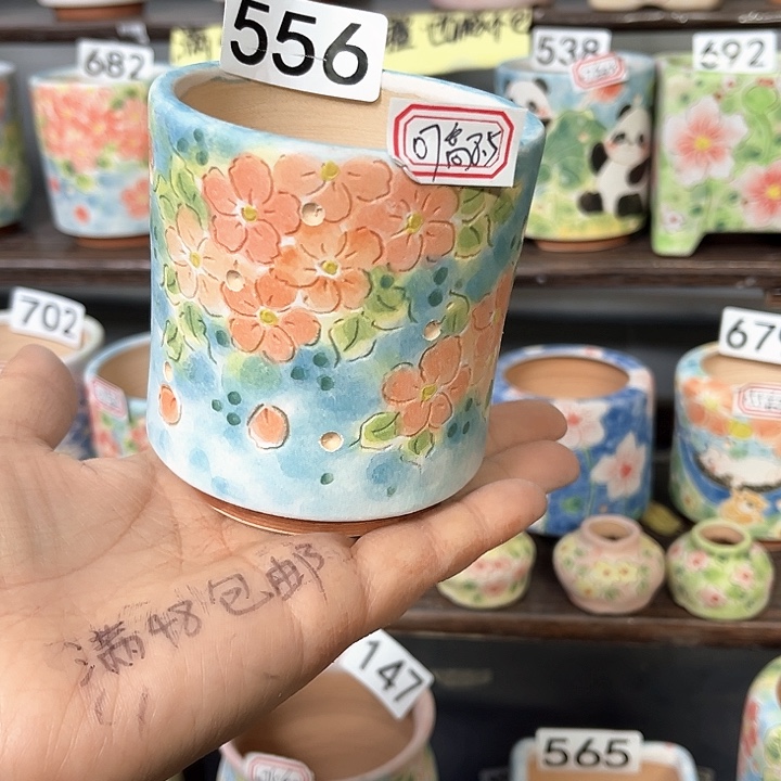 手工制作多肉花盆